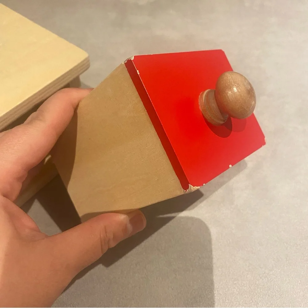 *SOLD* Montessori Toddler Coin Drop Box - Picture 3 of 6